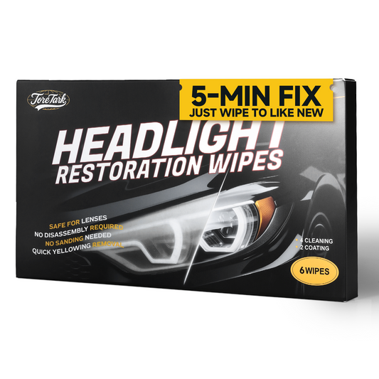 Toretark Headlight Restoration Wipes Kit
