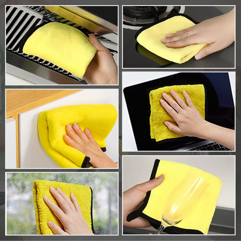 Toretark Double-sided Microfiber Absorbent Towel