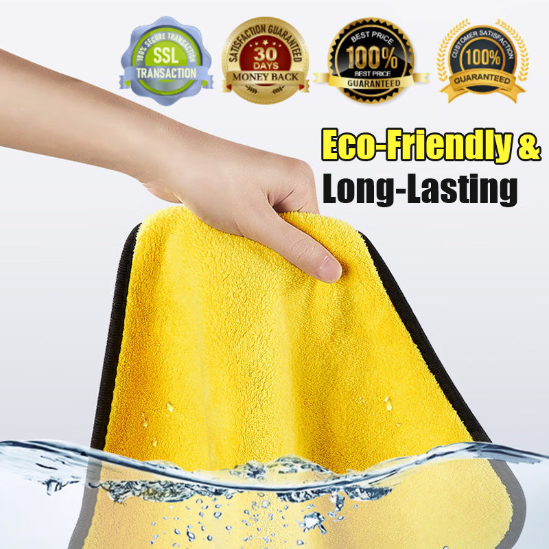 Toretark Double-sided Microfiber Absorbent Towel