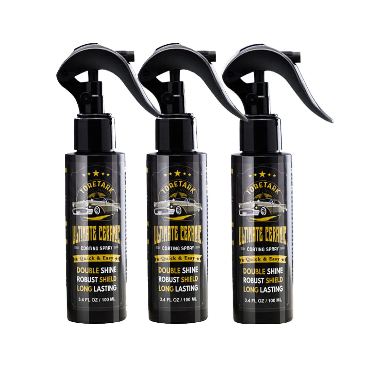 Toretark® Ultimate Ceramic Coating for Cars Nano Car Wax Coating Spray Quick Detailer Spray Wax Long Lasting Shiny Car Stuff No Pungent Smell