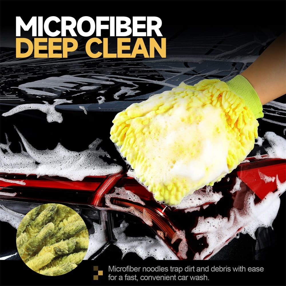 Toretark® Soft & Absorbent Car Wash Mitt - Scratch-Free Cleaning