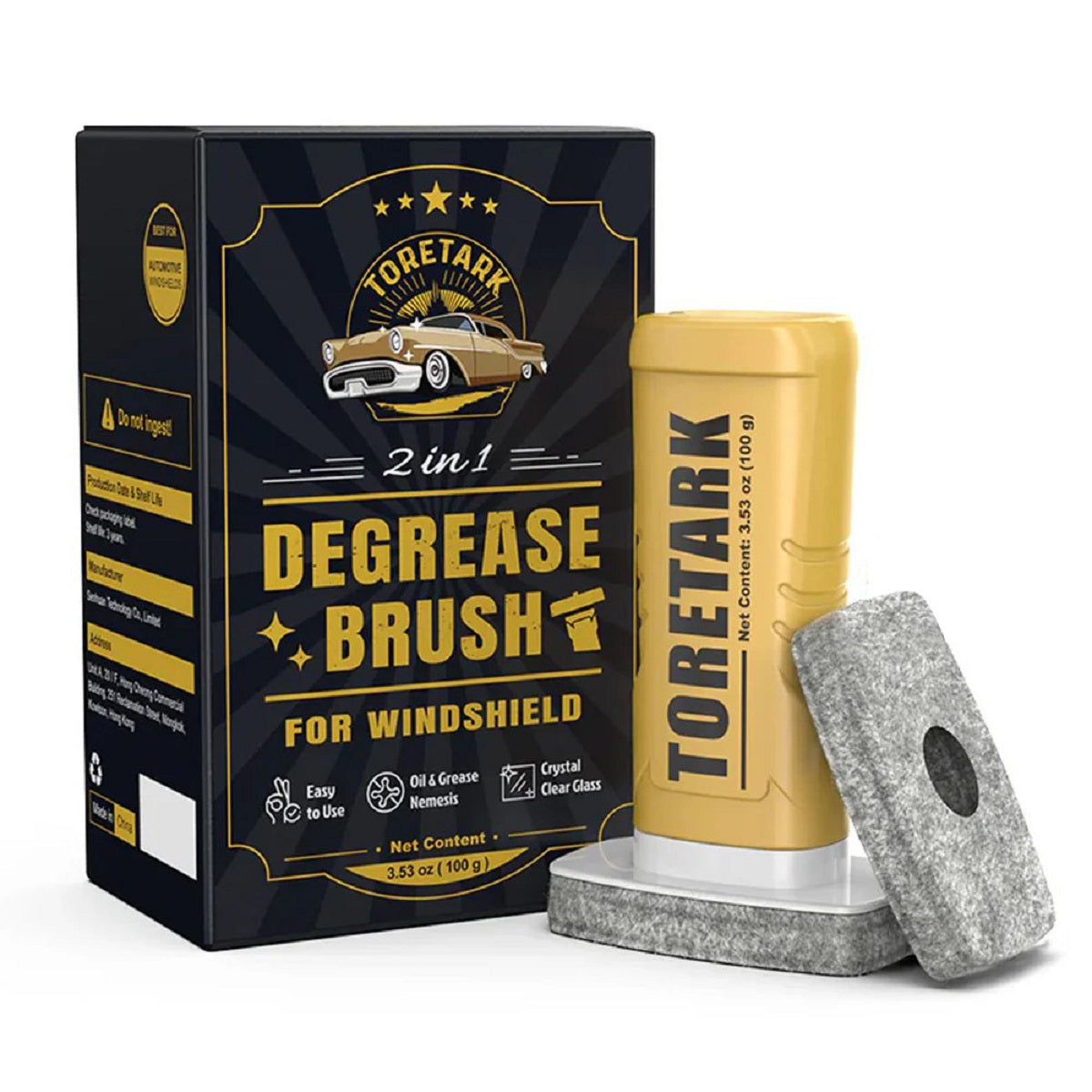 Ultimate Oil Film Cleaning Brush for Car Windows
