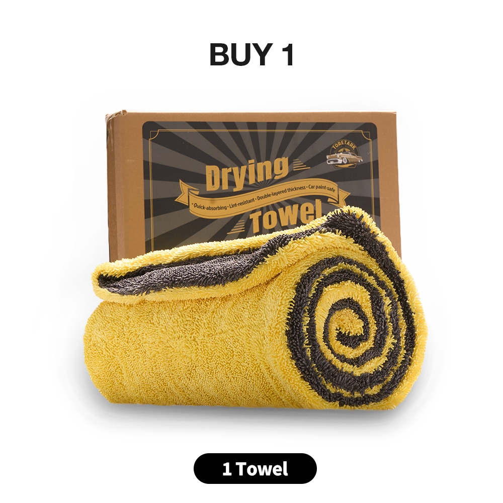 Toretark® Double-sided Microfiber Absorbent Towel