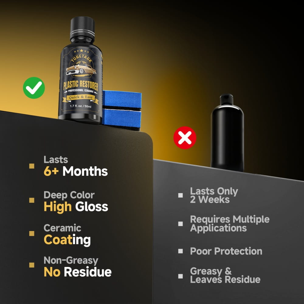 Plastic Trim Restorer for Cars