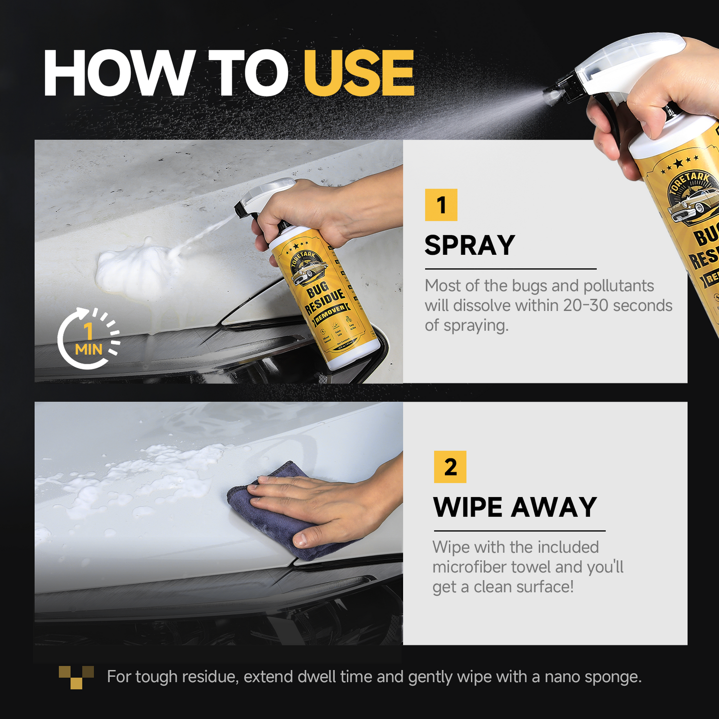Toretark®Effortless Bug Residue Remover Spray