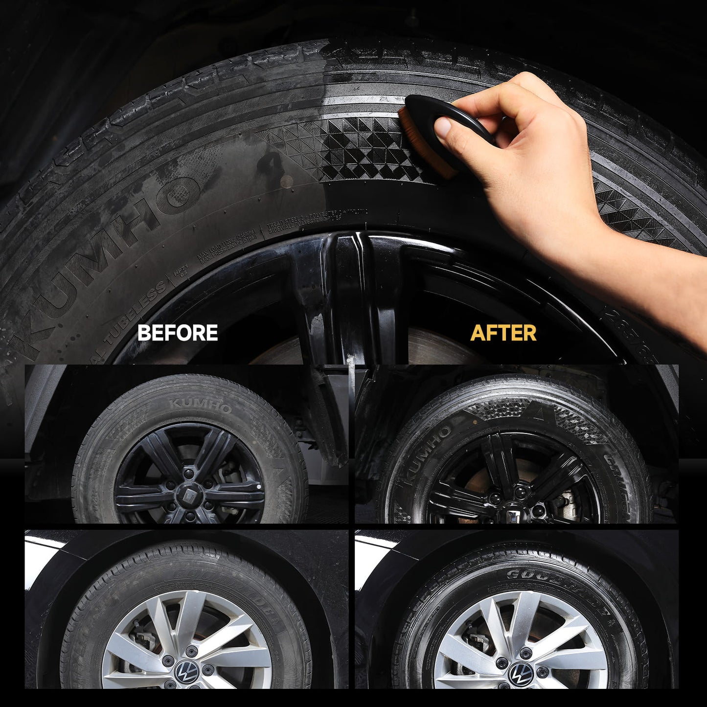 Instant Stain Resistant & Long-Lasting Tire Shine Spray