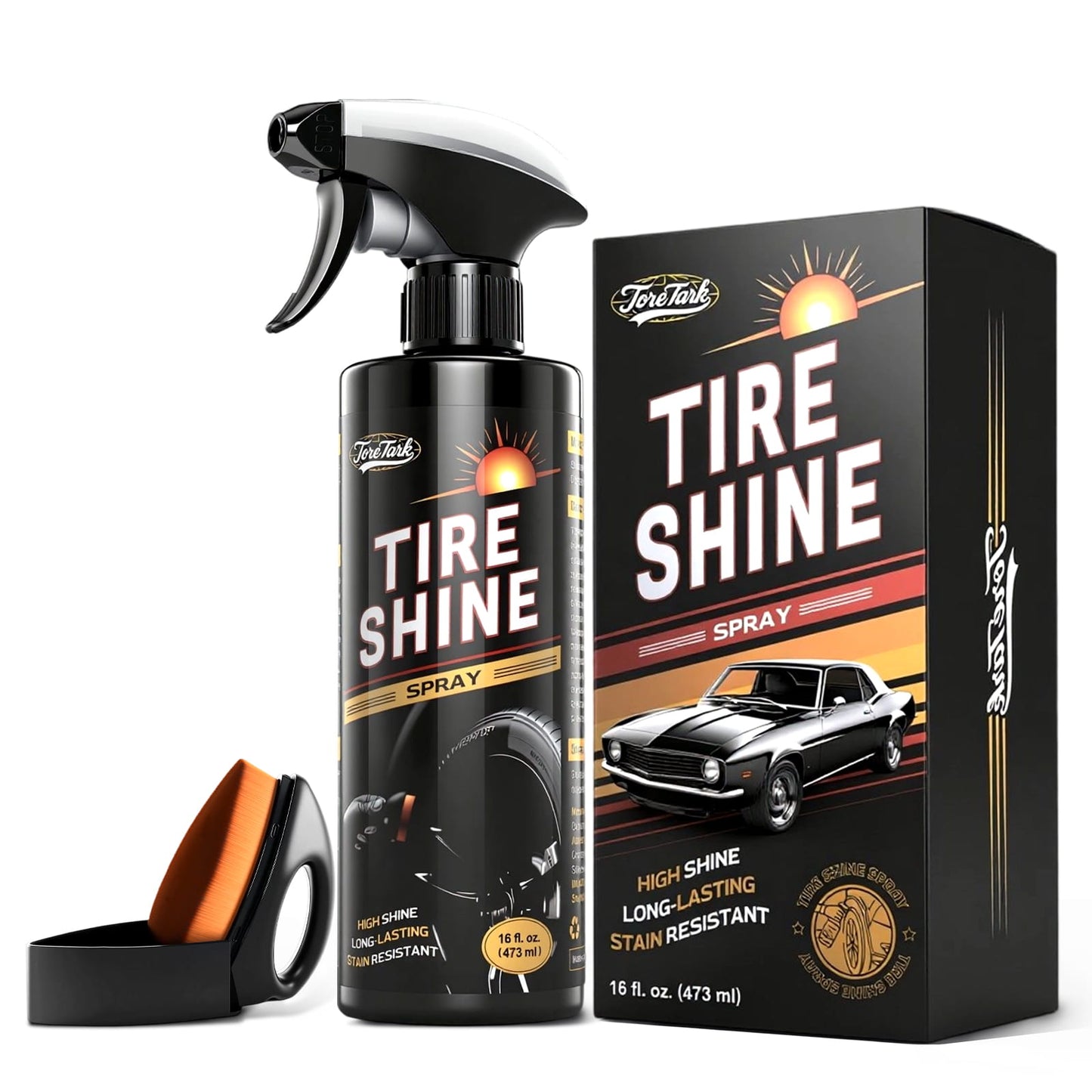 Instant Stain Resistant & Long-Lasting Tire Shine Spray