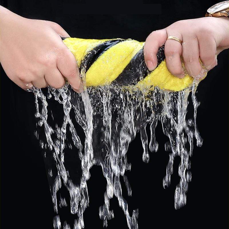 Toretark Double-sided Microfiber Absorbent Towel