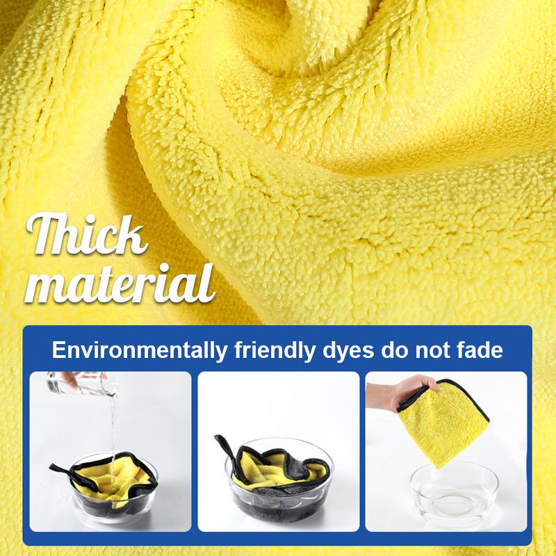 Toretark Double-sided Microfiber Absorbent Towel
