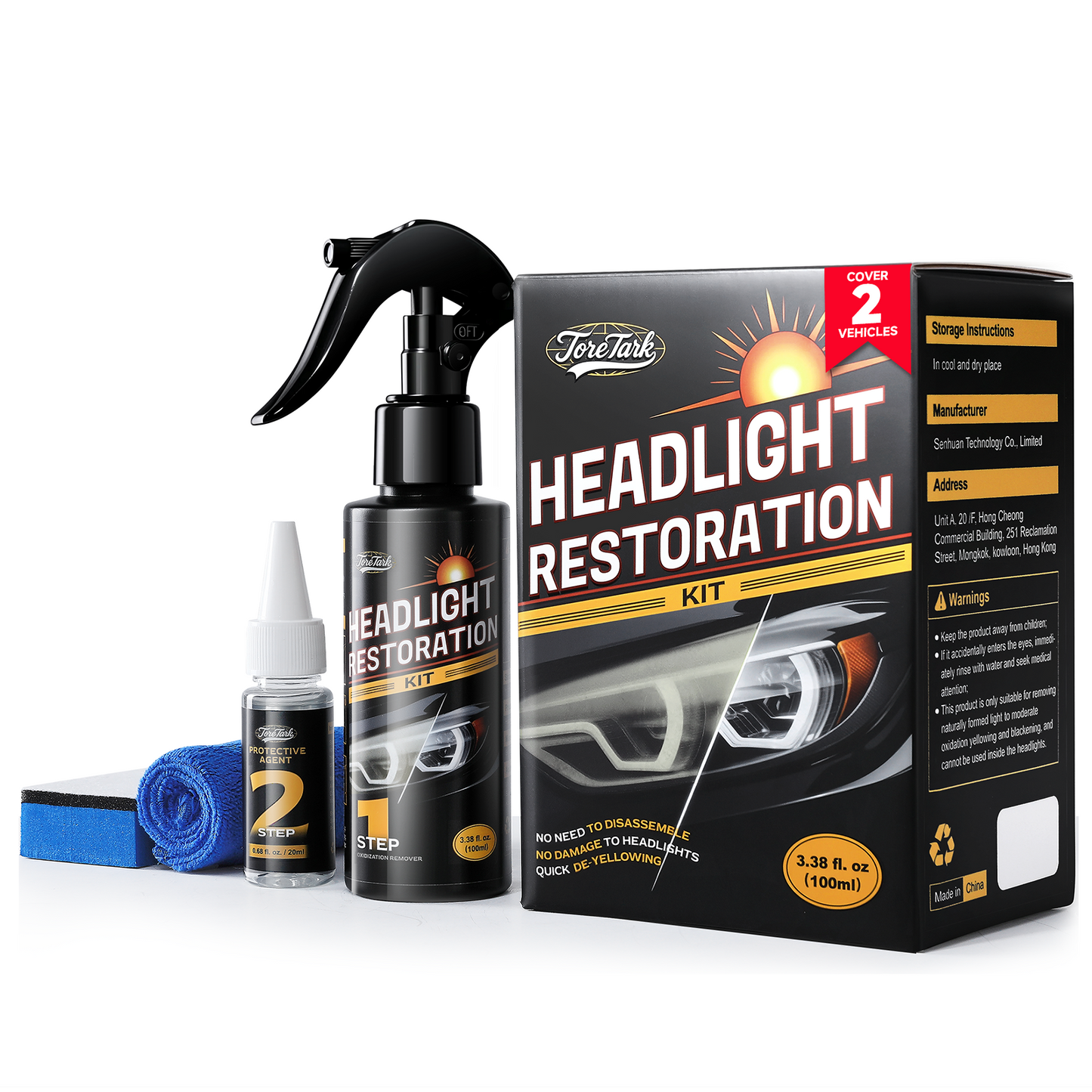 Toretark Kit Restaurador de Faros — México