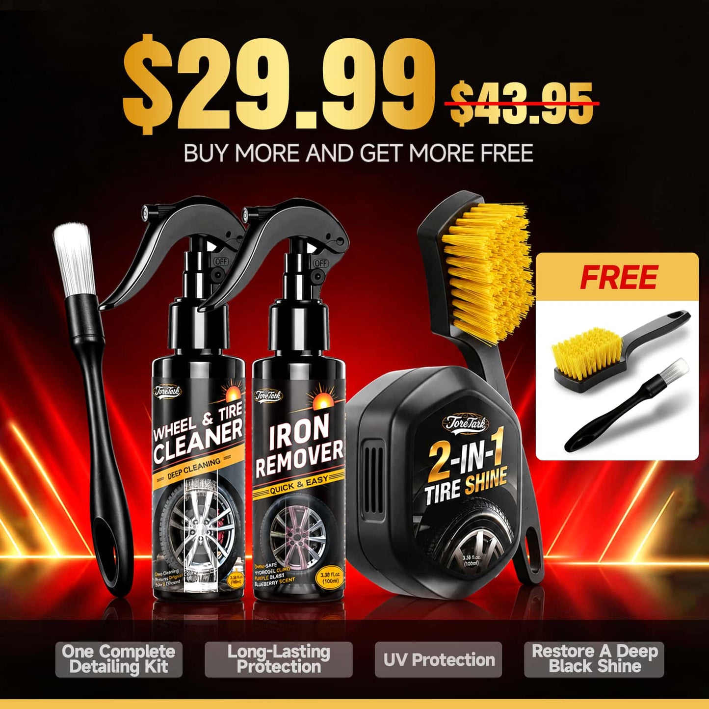 Toretark Wheel & Tire Mini Detailing Kit