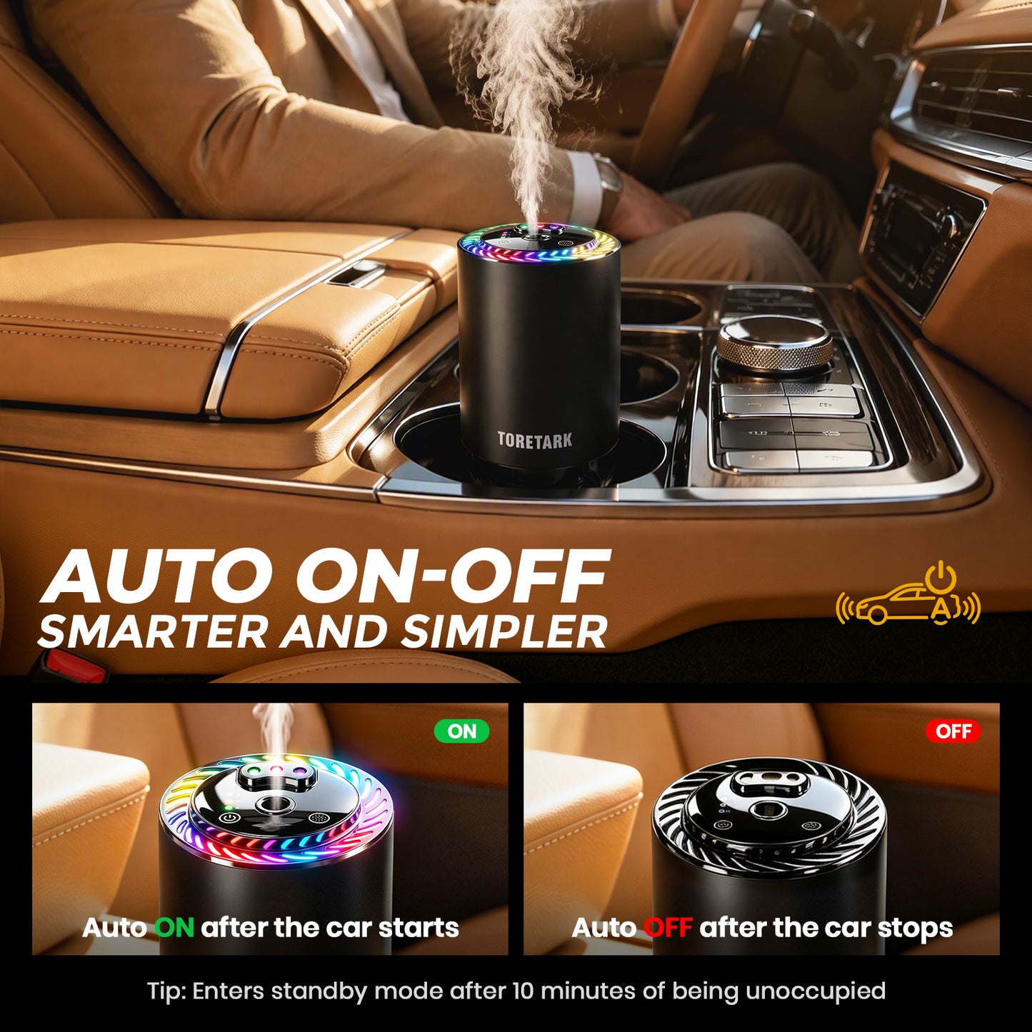 Toretark Smart Car Air Freshener Diffuser