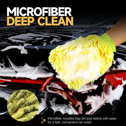 Toretark® Soft & Absorbent Car Wash Mitt - Scratch-Free Cleaning