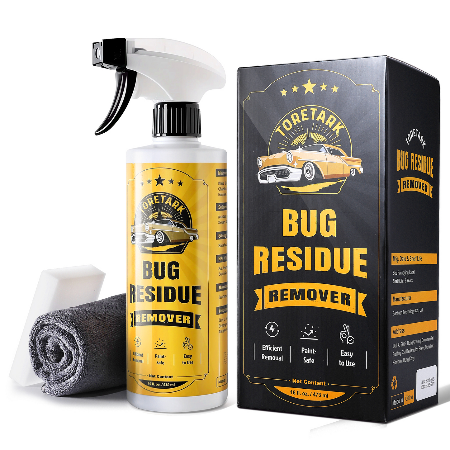 Toretark®Effortless Bug Residue Remover Spray
