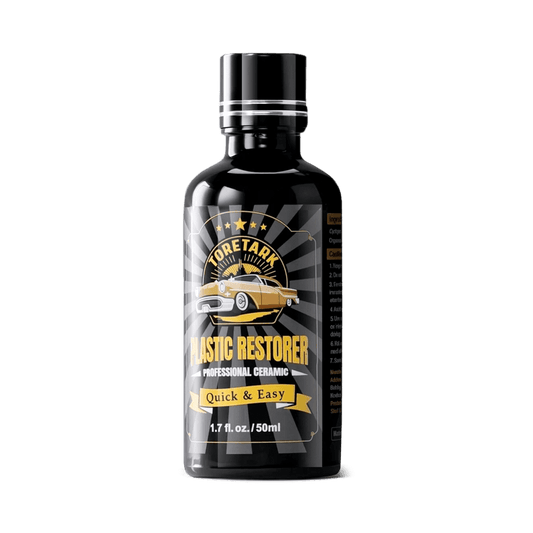 Toretark® Ultimate Automotive Exterior Protectant Plastic Trim Restorer for Cars Ceramic Crystal Coating Restores Lasting Up to 6 Months