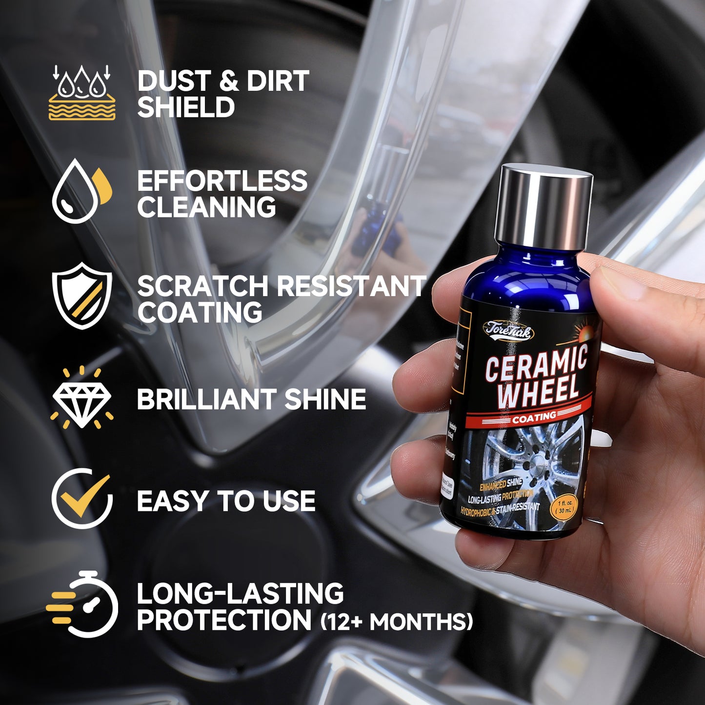 Ceramic Wheel Coating Kit for Cars