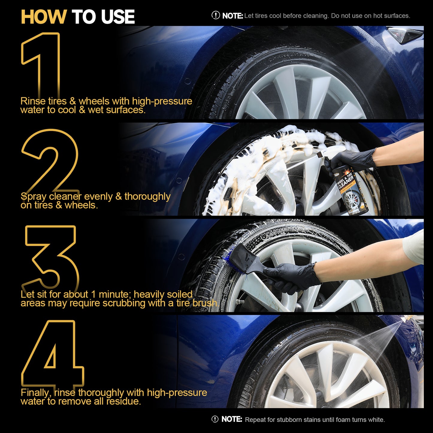 Professional Car Wheel & Tire Cleaner Spray