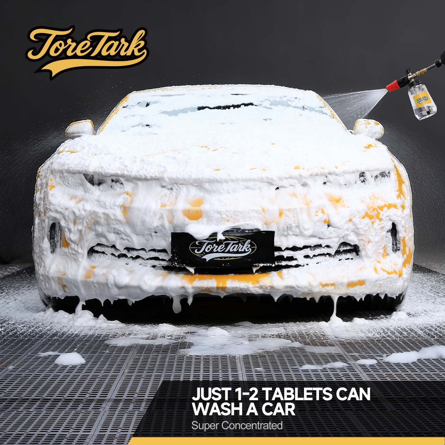 Ultra-Concentrated High-Foam Car Wash Tablets