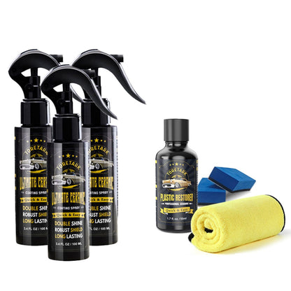 Toretark® Ultimate Ceramic Coating for Cars Nano Car Wax Coating Spray Quick Detailer Spray Wax Long Lasting Shiny Car Stuff No Pungent Smell