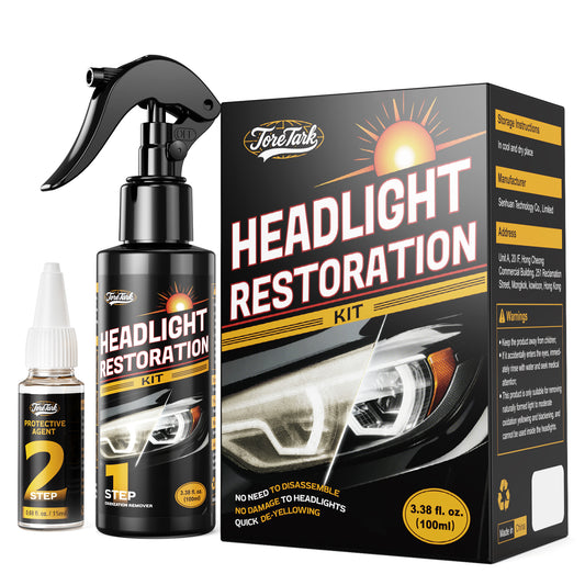 Toretark Car Headlight Restoration Kit