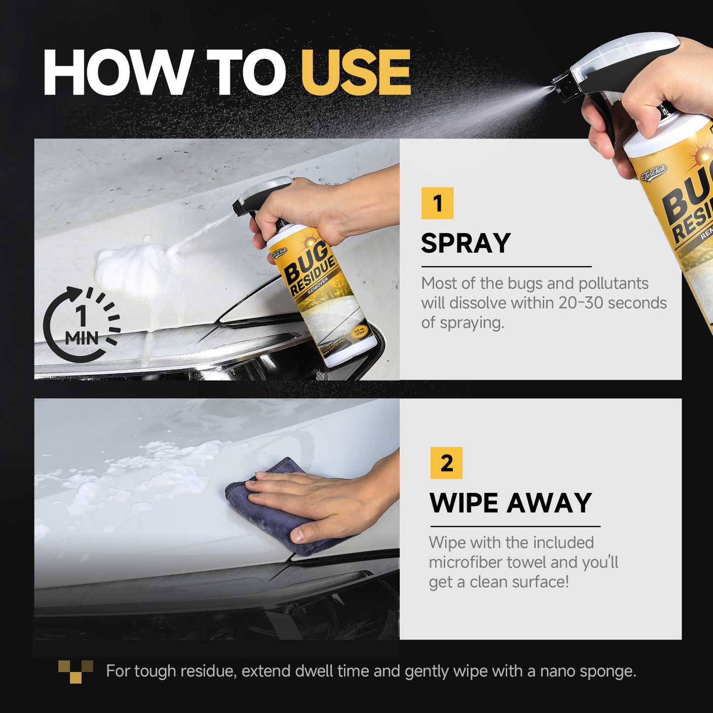 Heavy Duty Car Bug Remover Spray