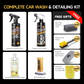 Complete Car Wash & Detailing Kit - Clean + Coat + Shine