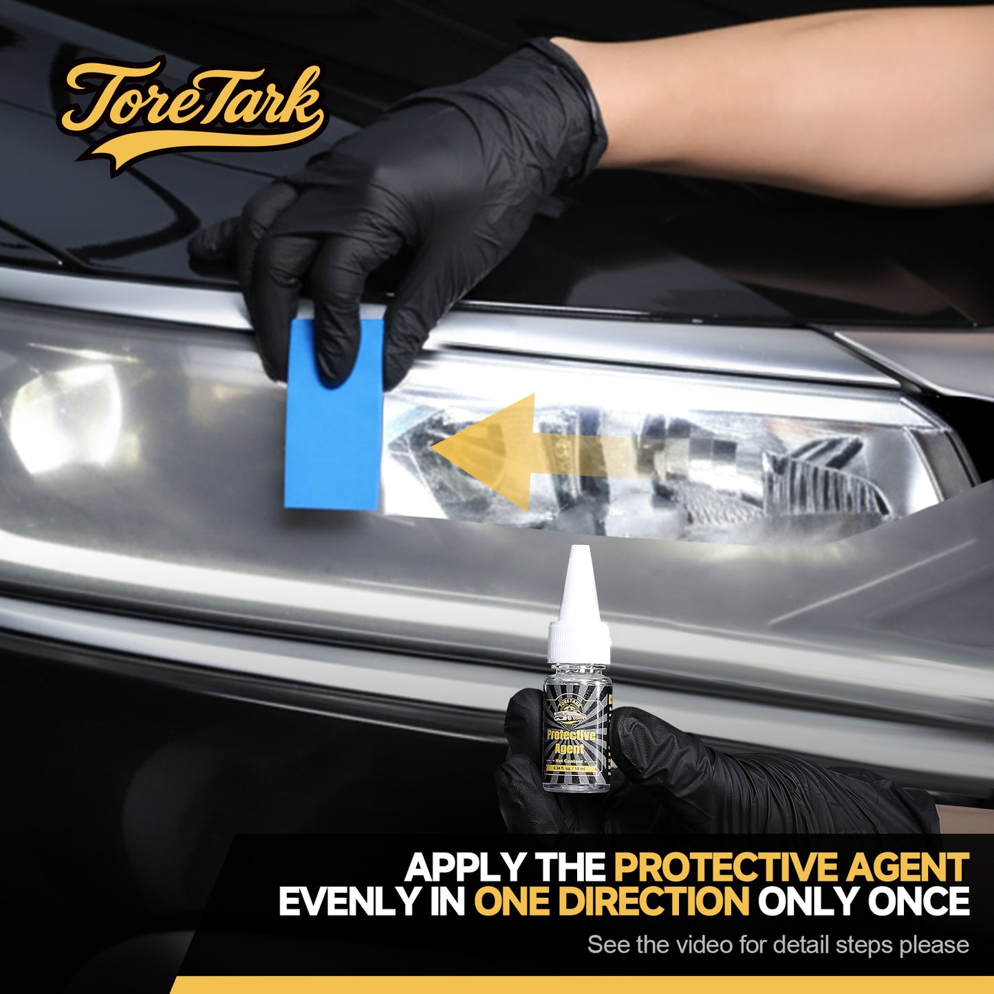 Toretark Car Headlight Restoration Kit - CA
