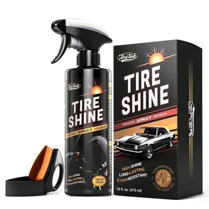 Instant Stain Resistant & Long-Lasting Tire Shine Spray