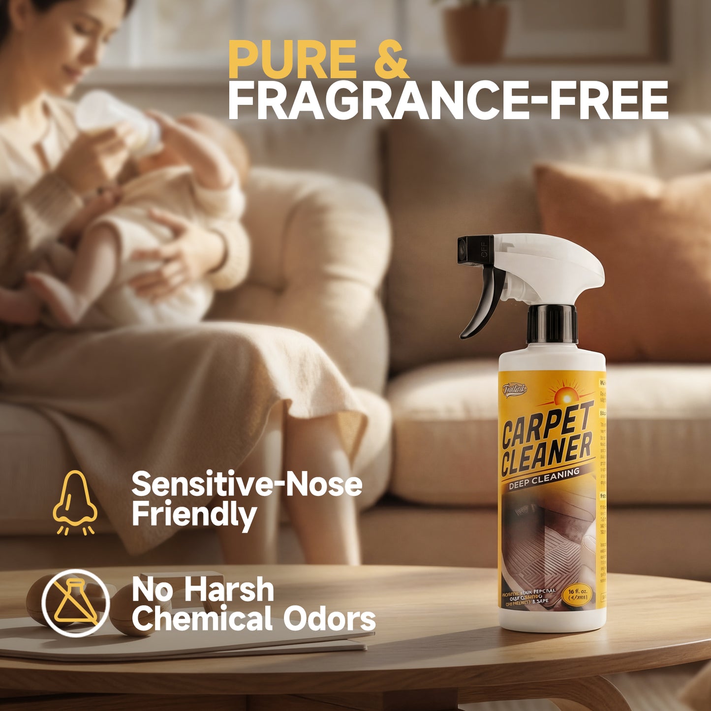 Toretark Instant & Powerful Carpet Cleaner Spray