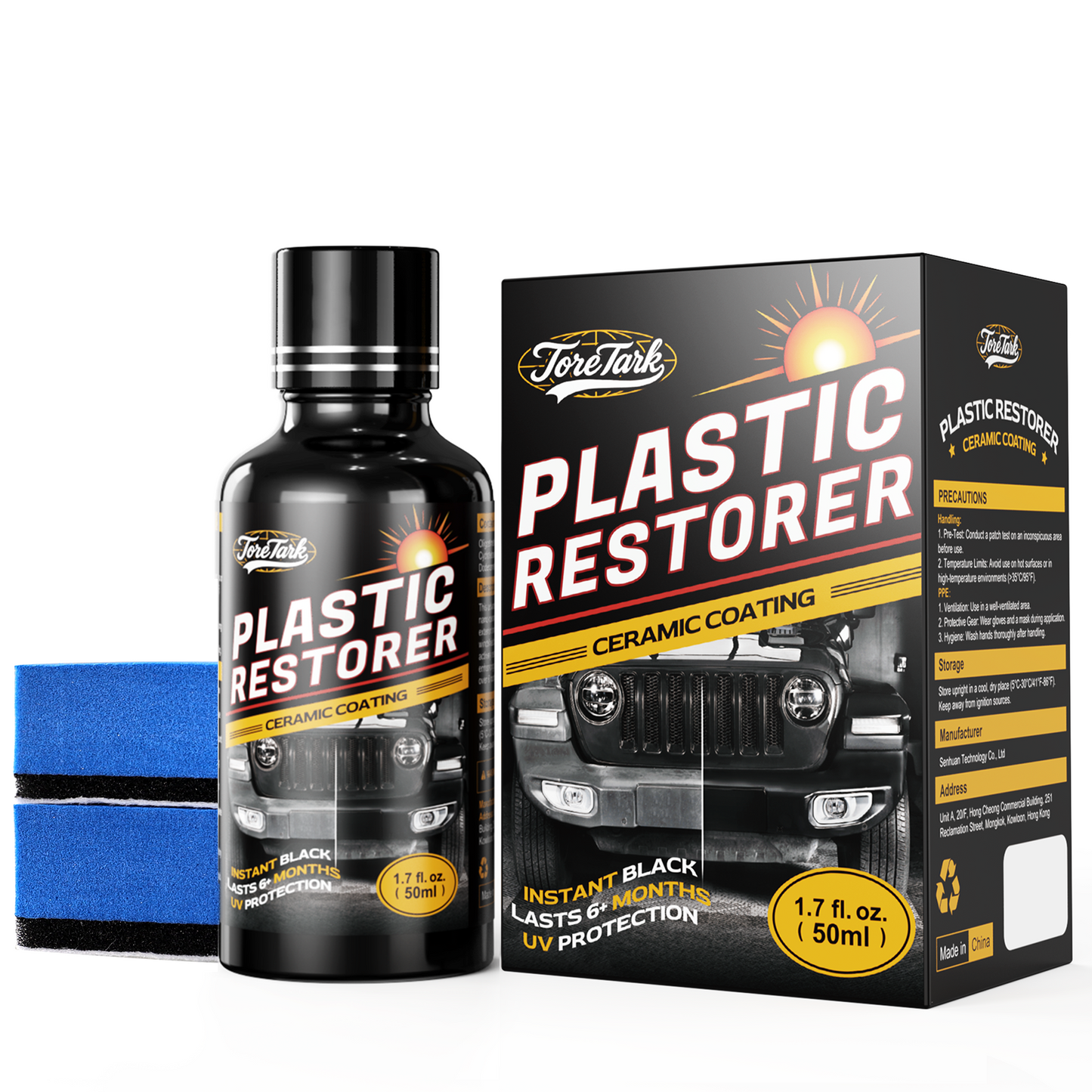 Plastic Trim Restorer for Cars