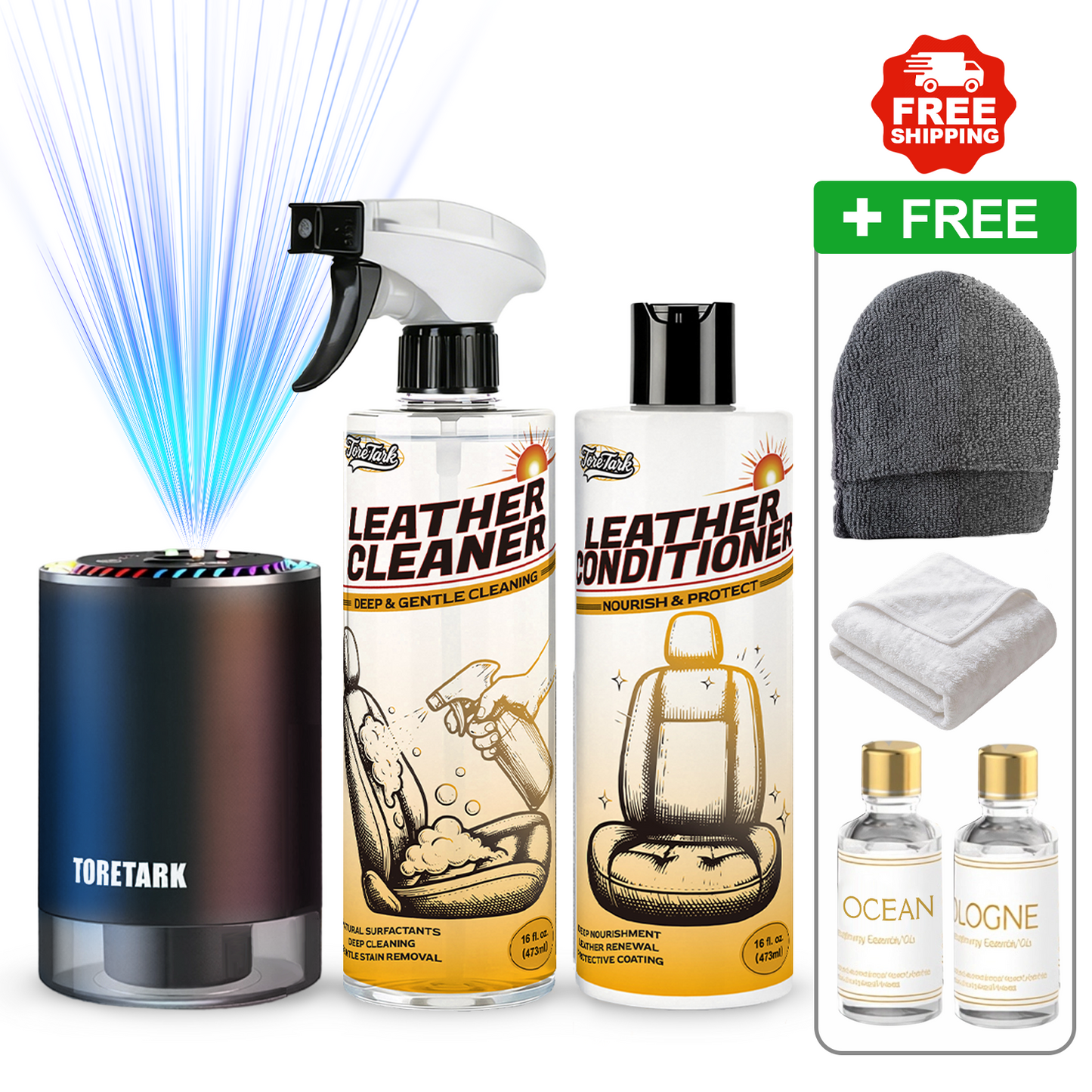 Toretark Smart Car Air Freshener Diffuser Bundles