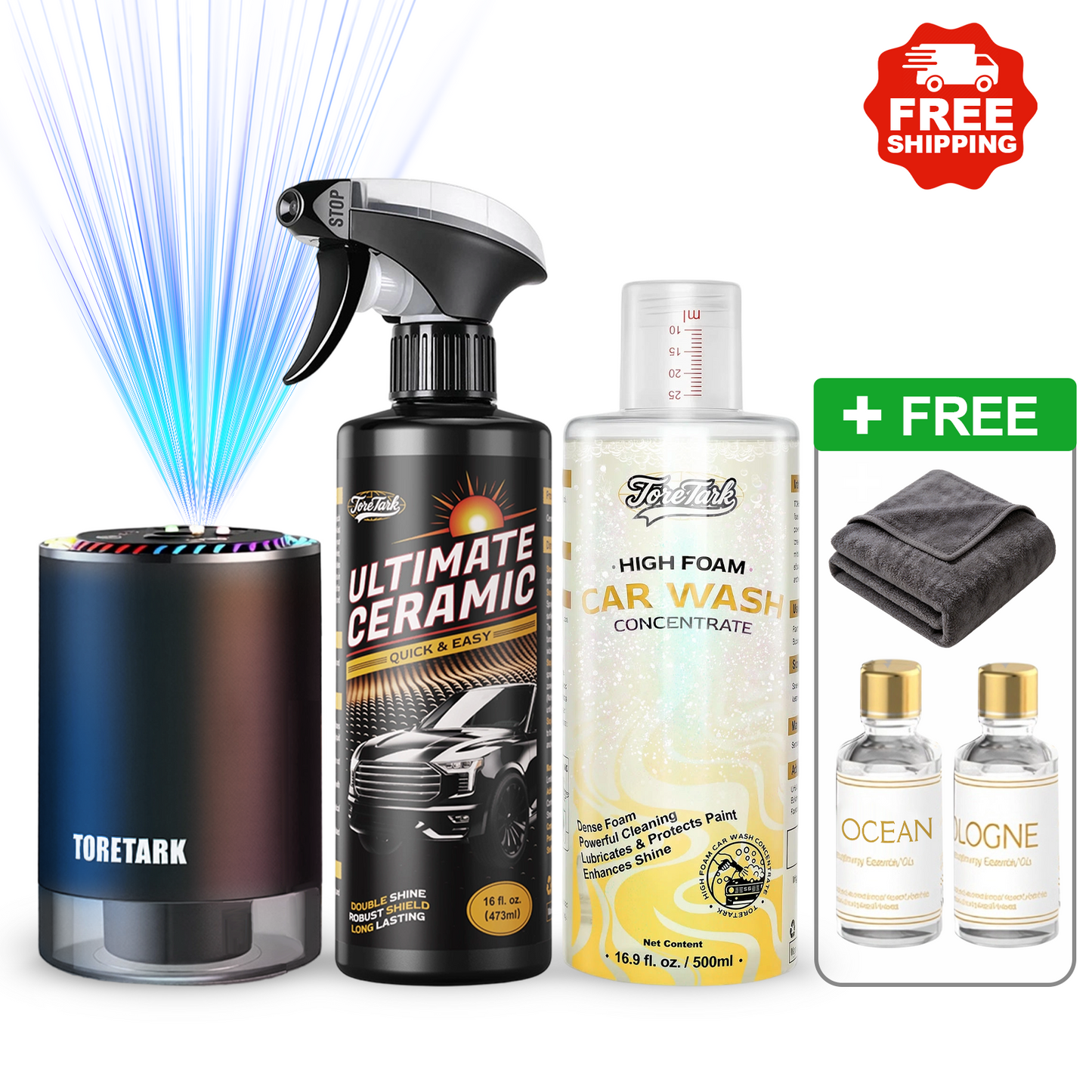 Toretark Smart Car Air Freshener Diffuser Bundles