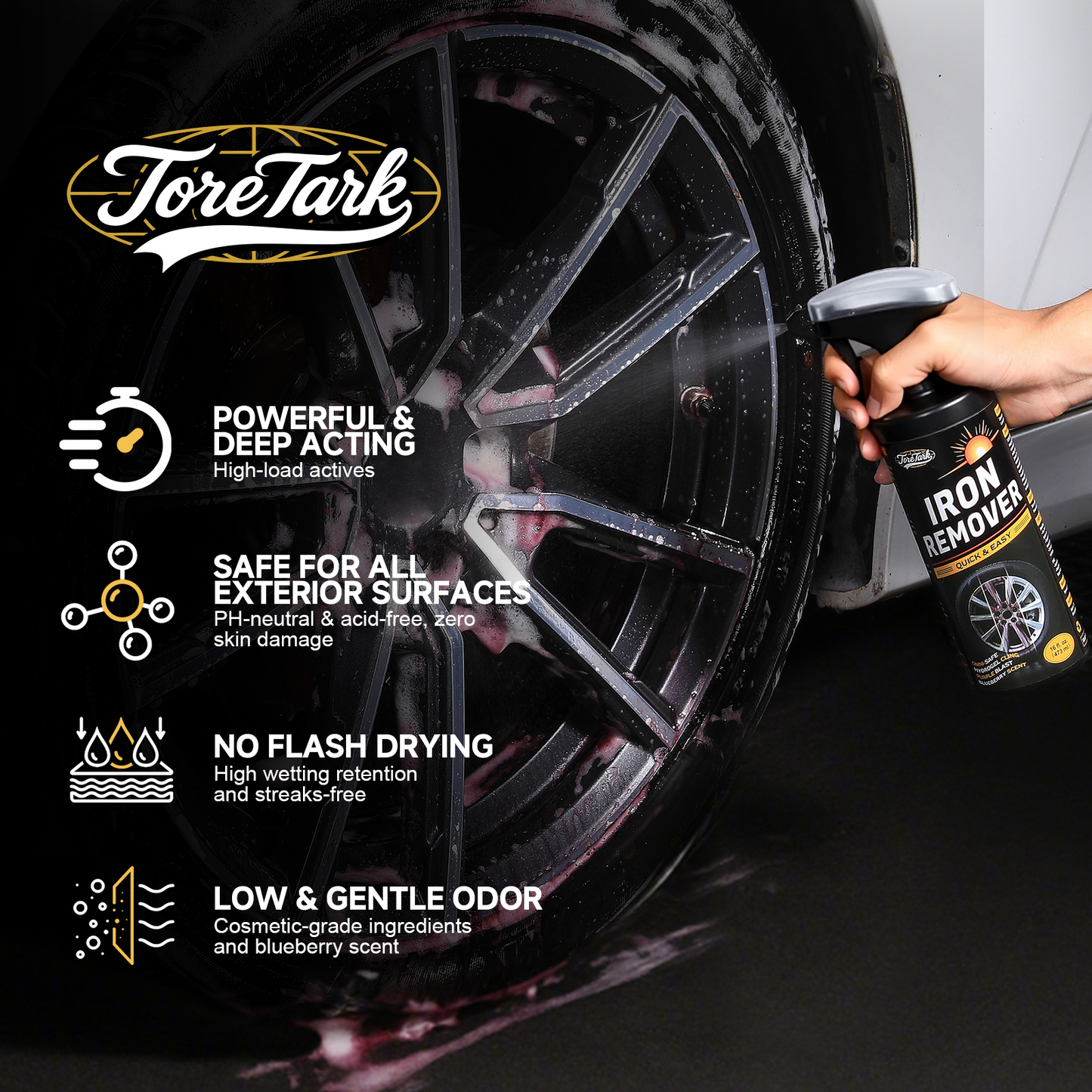 Fast Acting Car Iron Remover