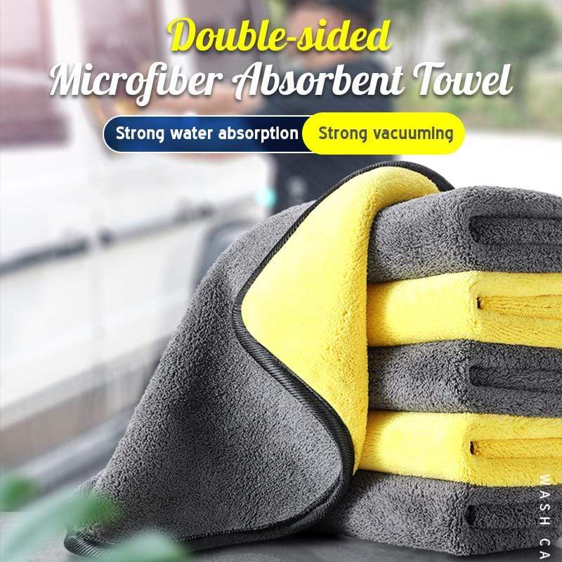 Toretark Double-sided Microfiber Absorbent Towel